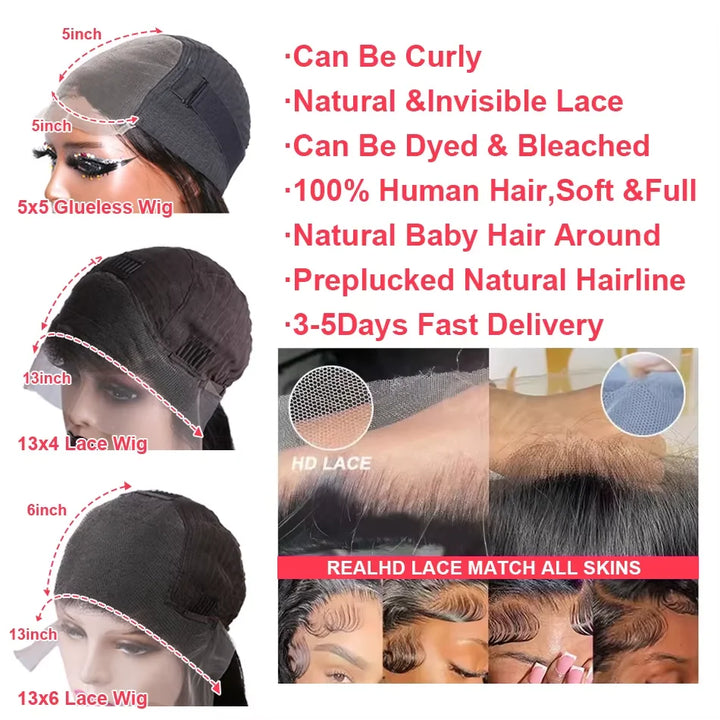300 Dicht 30 36 Zoll Body Wave Spëtzefrental Echthaar Perücke 13x6 13x4 Remy Transparant 5x5 Glueless Perücke Spëtzefrental Perücke
