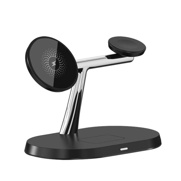 30W 3 An 1 Magnéitescht Drahtlost Ladegerät Fast Charging Dock Station fir iPhone14/15/16/17Pro Max Apple Watch 8 7 6 Airpods Pro