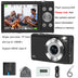 4K Digital Kamera Autofocus Vlogging Kamera HD 48MP mat 2.8" groussen Ecran Camcorder Kamera fir Fotografie fir Kanner an Erwuessener