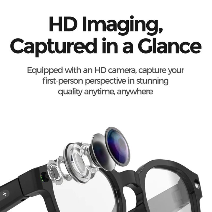 Xiaomi Smart AI Glasses 8MP HD 4K Shooting Camera Photo Video Voice Call Translation Waterproof Bluetooth AI Motorcycle Glasses