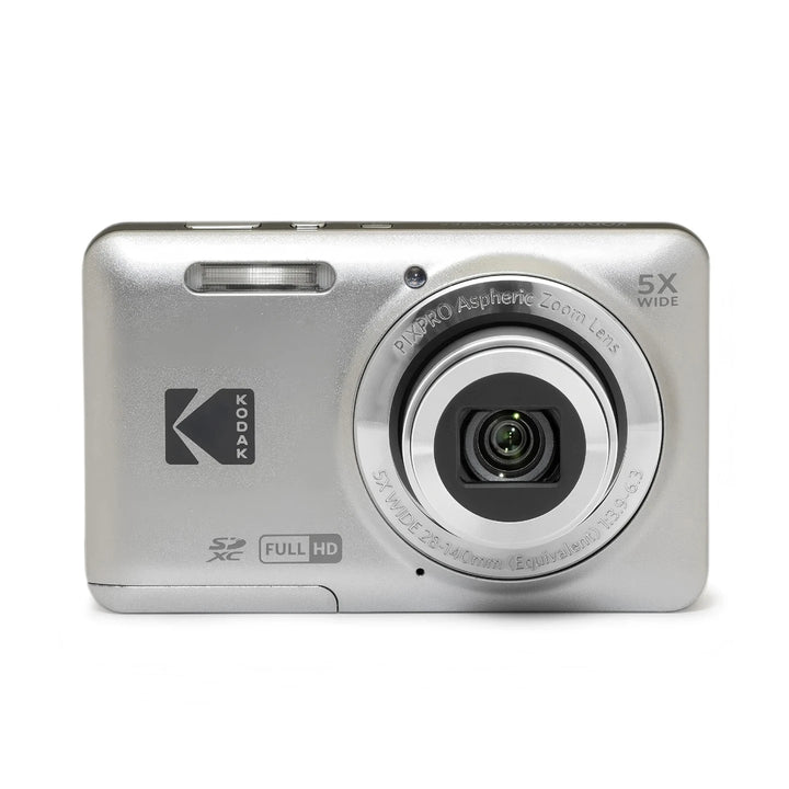 KODAK PIXPRO FZ55-RD 16MP Digitalkamera 5X Opteschen Zoom 28mm Wäitwénkel 1080P Full HD Video 2.7" LCD Vlogging Kamera