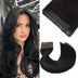 Wire in Hair Extensions Mënsch Hoer Glat Fësch Linn Natierlech Fusioun Hoer Extensions mat Clips Weft Hoer Extensions Fir Fraen