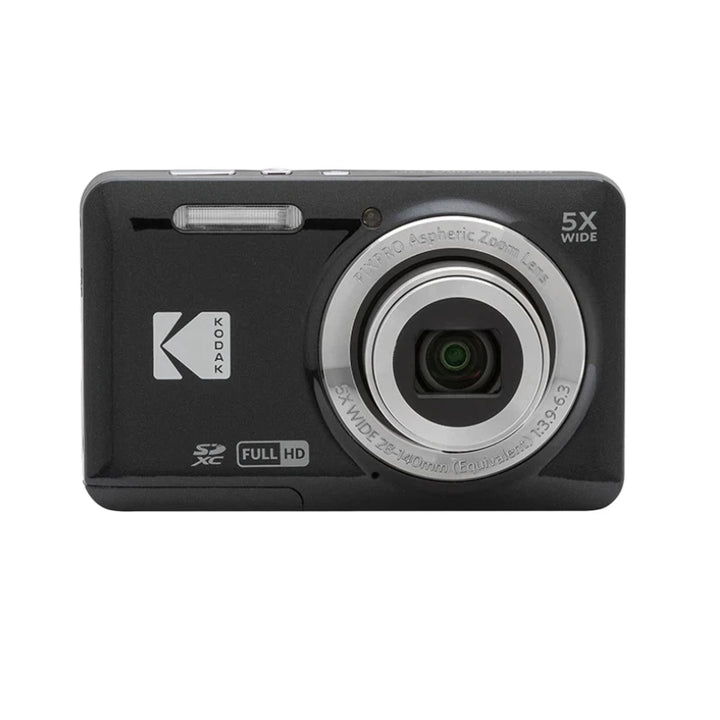 KODAK PIXPRO FZ55-RD 16MP Digitalkamera 5X Opteschen Zoom 28mm Wäitwénkel 1080P Full HD Video 2.7" LCD Vlogging Kamera