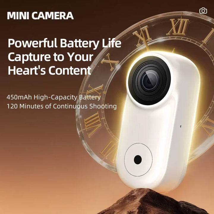 OnePlus Mini Magnéitesch Daumen Kamera 1080P HD Sport Action Cam Kabeltlos Mic Ultra Portabel DV Vlog Action Opnam Fir Motorrad