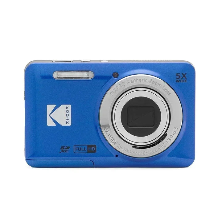 KODAK PIXPRO FZ55-RD 16MP Digitalkamera 5X Opteschen Zoom 28mm Wäitwénkel 1080P Full HD Video 2.7" LCD Vlogging Kamera